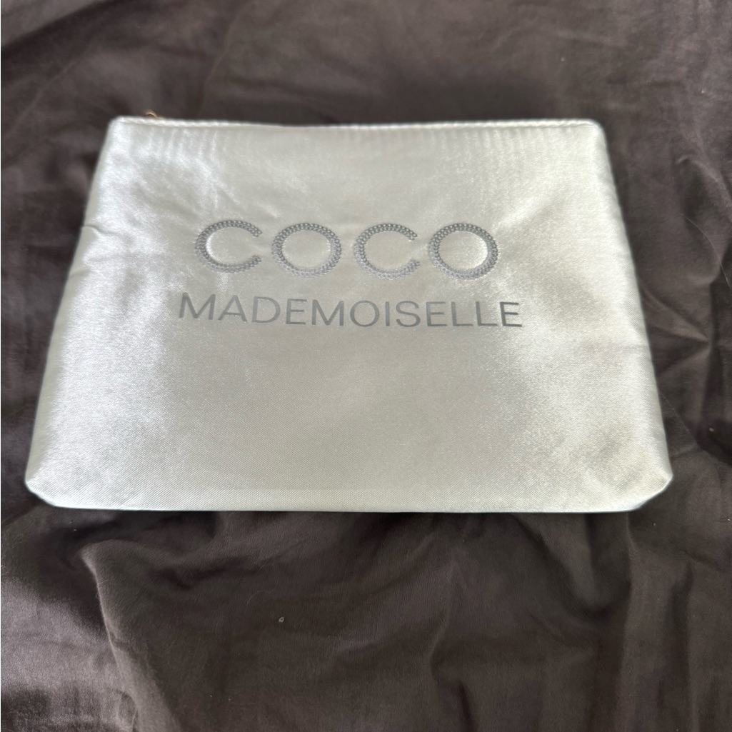 Coco Chanel Mademoiselle Embellished Makeup Bag